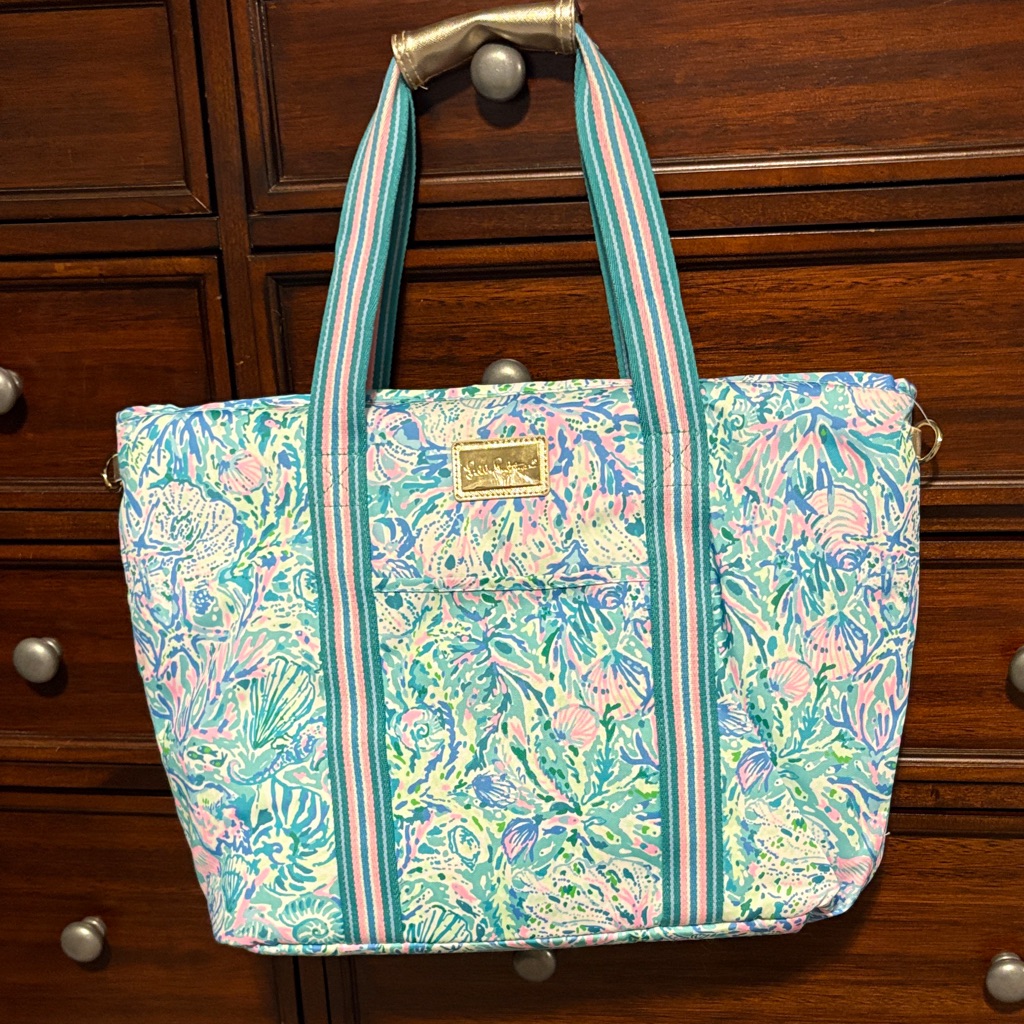 Lilly Pulitzer Pastel Floral Tote
